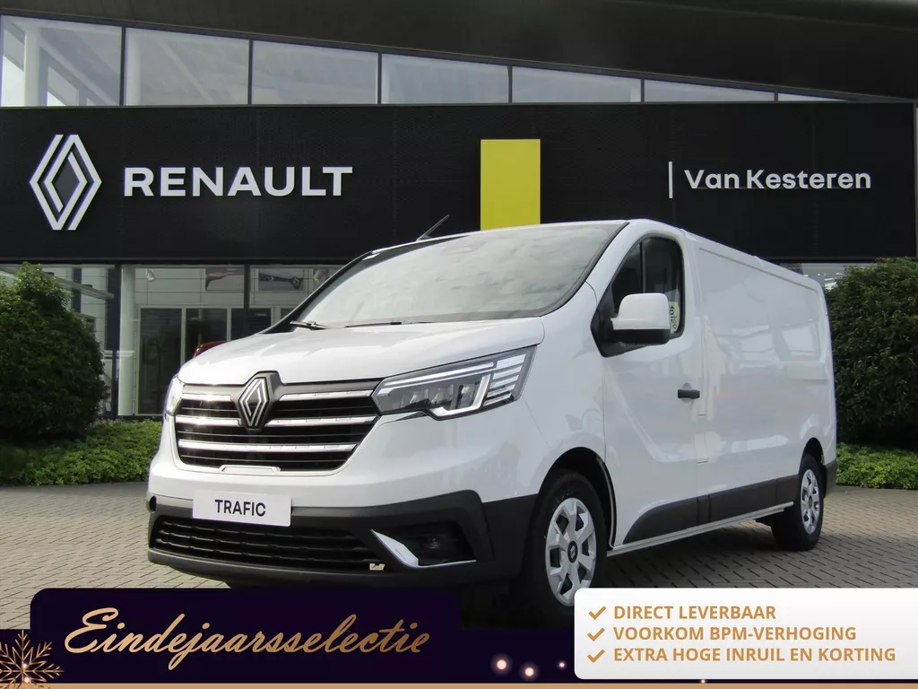 Renault Trafic GB E-TECH Electric 122pk L2H1 T29 Aut Advance /  Navigatie / 4 S Banden / Houten Laadvloer / Handsfree Card