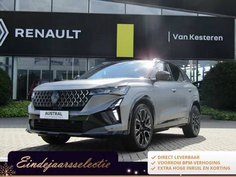RENAULT Austral 1.2 Full Hybrid E-Tech 200pk Iconic esprit Alpine / Panoramadak / 4Control*Uit voorraad Leverbaar*
