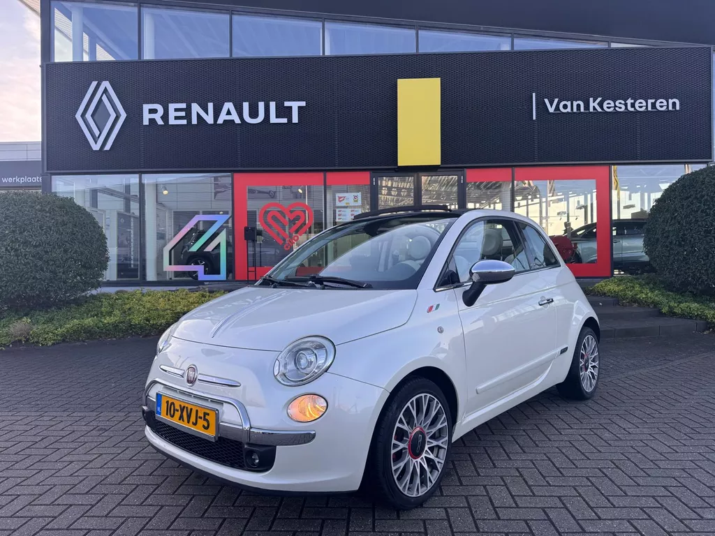 FIAT 500c Turbo 85pk Lounge / Cabrio / 1e Eigenaar / Parkeer sensoren / Vol Leder