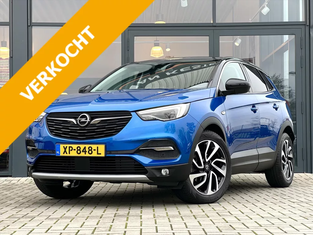 Opel Grandland X 1.2 Turbo 130pk  Aut. Innovation | Nav. | Leer | Cam. | Stoel + Stuurverw. | Voorruitverw. | PDC V + A | El. Achterklep | 1e. Eig. | NL Auto |