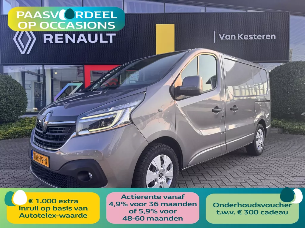 RENAULT Trafic GB 2.0 dCi Automaat 145pk L1H1 T29 | 2-Schuifdeuren | Trekhaak | LED | 1e Eig. | NL Auto