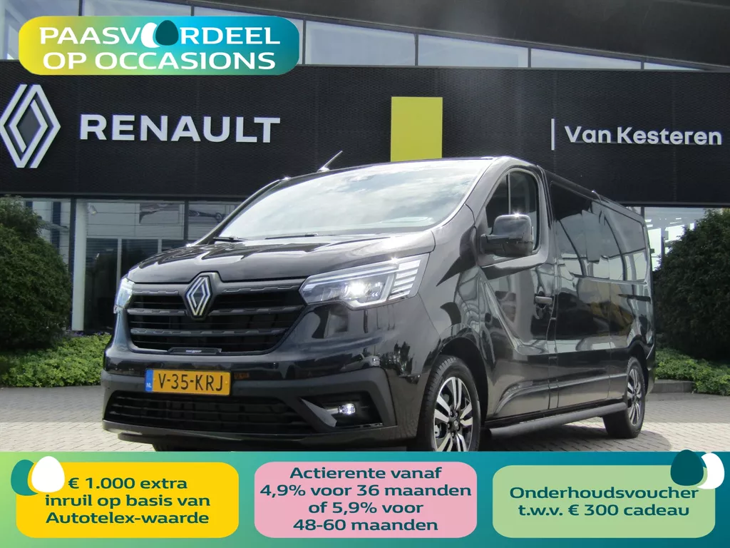 RENAULT Trafic Dubbel Cabine 2.0 dCi EDC 170pk L2H1 5pers. Anniversary / Trekhaak / Camera / Alarm