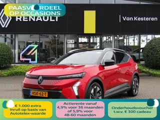 RENAULT Scenic E-Tech EV87 220pk long range Techno / Pack Winter / Navigatie / Camera / Ad. Cruise-Control