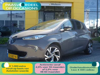 RENAULT Zoe R110 (Batterijhuur) Bose Z.E. 40 / Vol Leder / Stoelverwarming / Camera / NL Auto