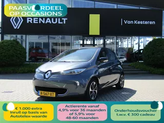 Renault Zoe ZE40 R110 108pk (Batterijhuur) Limited / Navigatie / Camera / Stoelverwarming