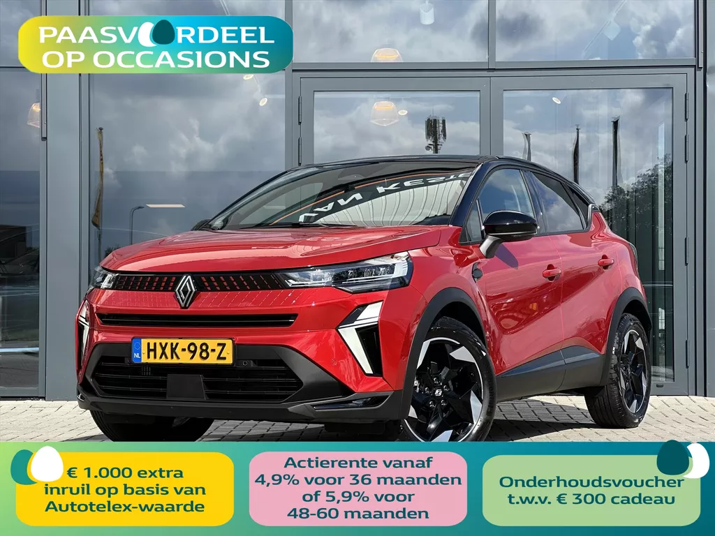 RENAULT Captur TCe 90pk Techno | Stoel + Stuurverw. | 9,3" Open R-Link | Cam. | Carplay | NL Auto|
