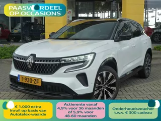Renault Austral Techno Mild Hybrid130 / El. achterklep /Trekhaak / All Season banden / Stoelverw. / Adapt. Cruise Control