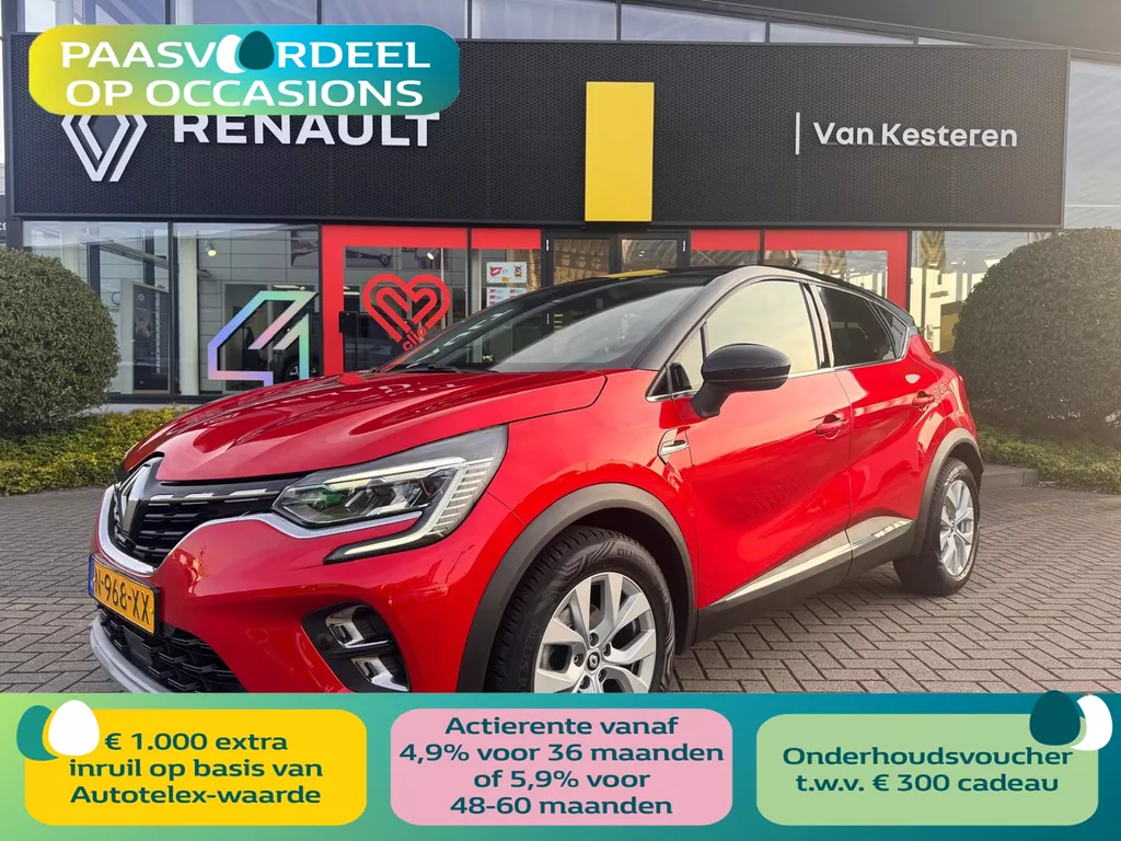 RENAULT Captur TCe 90pk Intens / Camera / 1e Eigenaar / Dealer O.H. / Navigatie