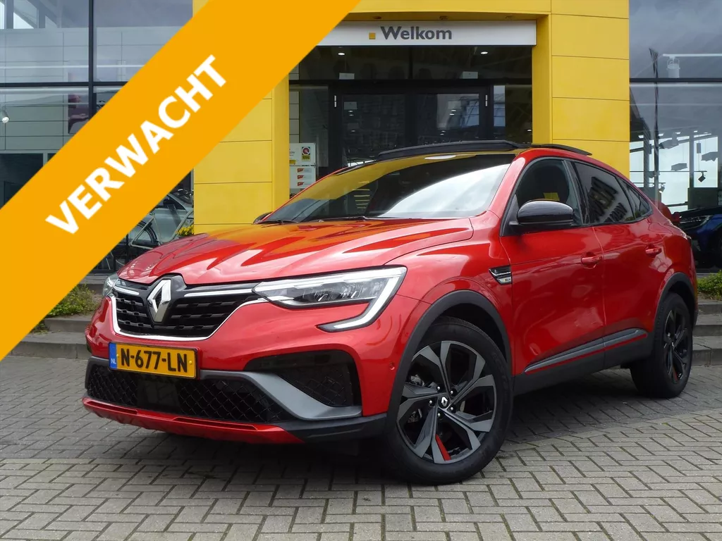 Renault Arkana RS LIne Full Hybrid 145  Trekhaak / Schuif-Kanteldak / All Seasonbanden / Achterspoiler