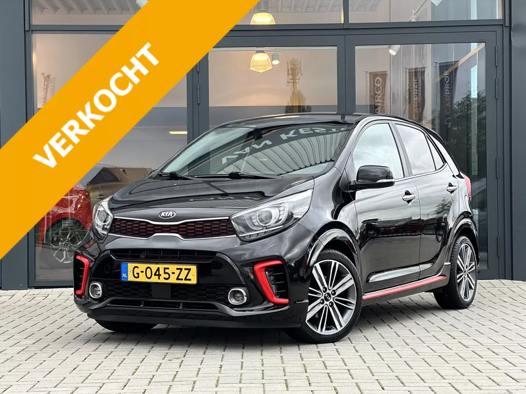 KIA Picanto 1.0 T-GDi 100pk 5-zits GT-Line | NAV | Cam. | Leer | Climate | Stoel + Stuurverw. | Climate C. | DAB | Carplay | NL Auto |