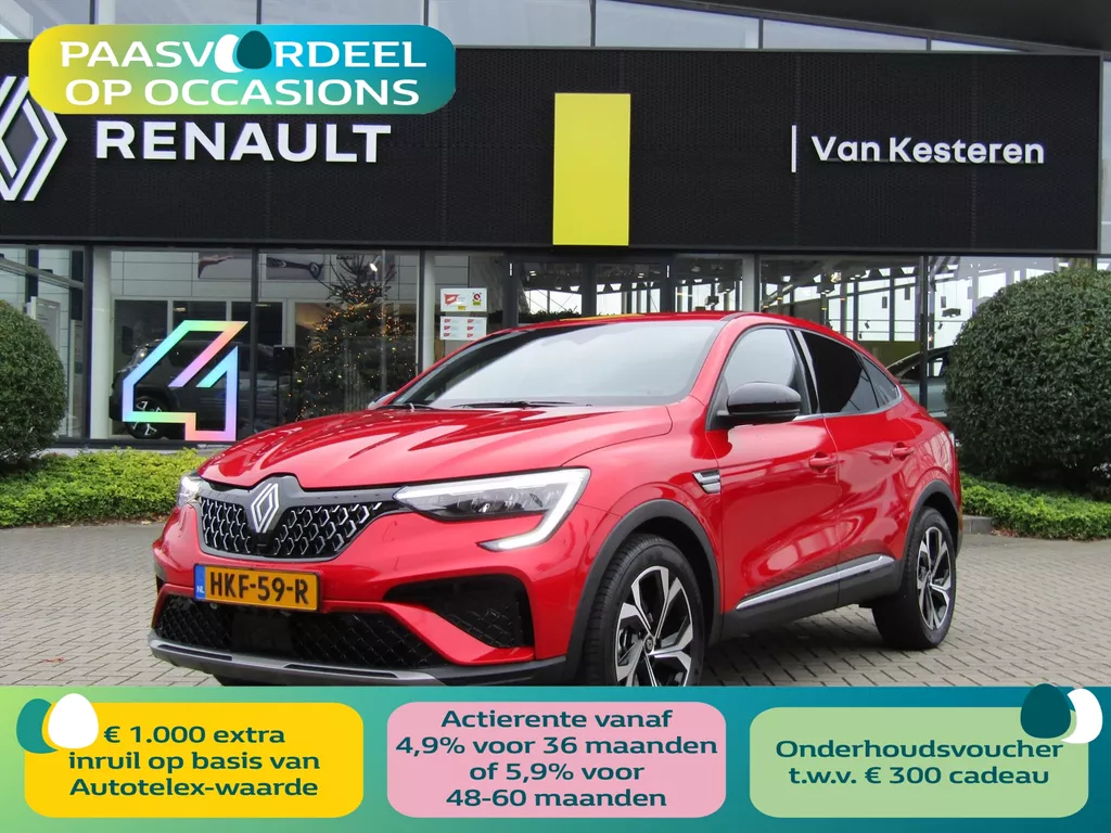 Renault Arkana 1.6 E-Tech Full Hybrid 143pk Aut Techno / Navigatie 9,3 / Camera / Blindspot / Adaptive Cruise-Control
