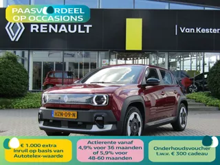 Renault 4 Evolution 120PK-40kWh RIJKLAAR PRIJS / DIRECT RIJDEN!!! | Camera/Pack Winter/CCS Lader