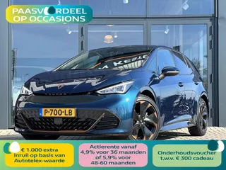 Cupra Born 62 kWh 204pk Aut Performance One | Cam. | Alcantara | Stoel + Stuurverw. | NL Auto |
