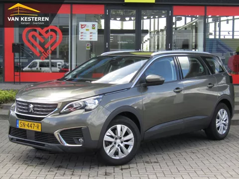 PEUGEOT 5008 1.2 PureTech 130pk Active / 7-Persoons / Trekhaak / Leder / Camera / Compleet dealer O.H