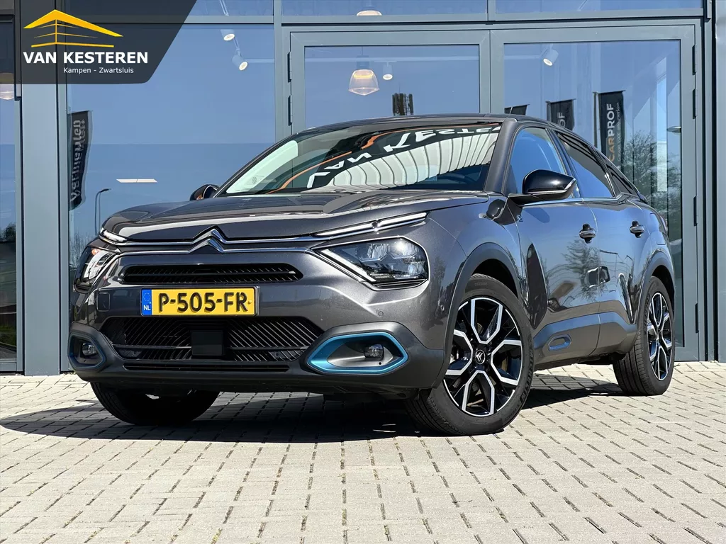 Citroen ë-C4 EV 50kWh 136pk Shine | CAM | HUD | SOH 90% | Stuurverw. | LED | Carplay | NAV | ACC | NL Auto |