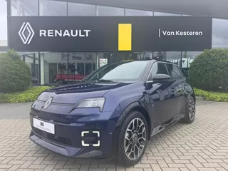 Renault 5 52kWh 150pk comfort range Roland Garros/ Harman Kardon/ Half leder/ Blue Nocturne