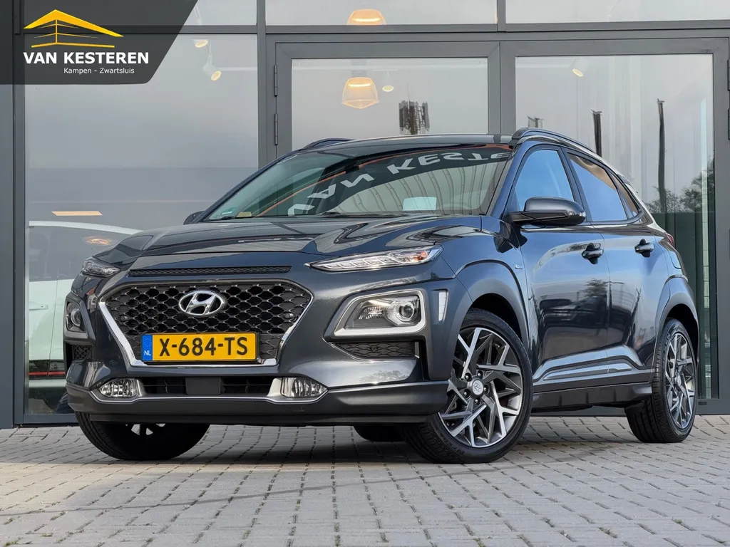 HYUNDAI Kona GDI 141pk HEV Aut. Premium | Leer | Cam | Stoelverw. | DAB | HUD | Nav. | Carplay | Krell Audio |