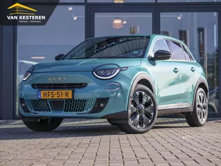 FIAT 600 1.2 Hybrid 110 pk Aut La Prima | Cam. | Leer | El. Achterkl. | Stoelverw. | Massage | NAV. | Carplay | NL Auto |